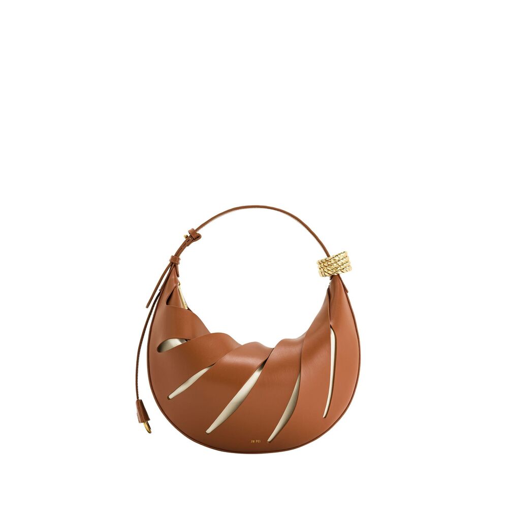 3362 Jana Hollow Out Shoulder Bag - Brown